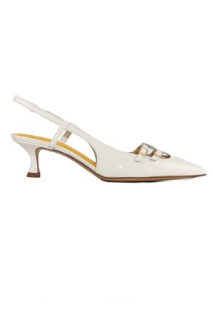 White patent leather slingback MARA BINI | U307SPANNA